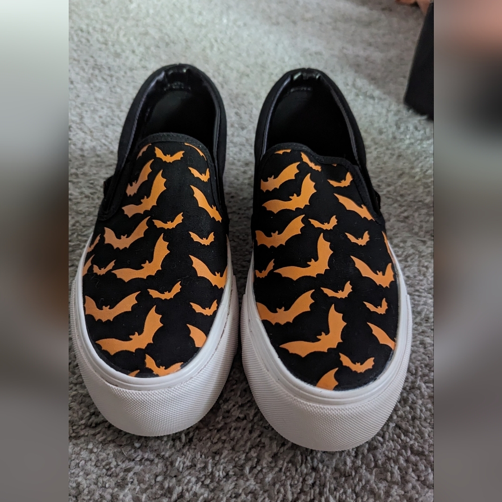 slip on platform bat shoes